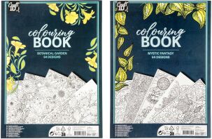 CCG Craftid Μπλοκ Ζωγραφικής 32 Φύλλων Colouring Book-2 Σχέδια-1Τμχ (CR501300)