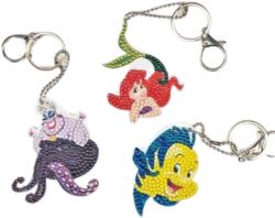 Craft Buddy Μπρελόκ Crystal Art Little Mermaid (CAKC-DNYSET1)