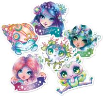 Nebulous Stars Decorative Vinyl Stickers-4 Σχέδια-1Τμχ (11460)