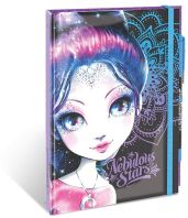 Nebulous Stars Deluxe Black Notebook-3 Σχέδια (11583)