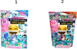 WT Ily Go Shine Today Refill Pack 3D Sticker Maker-2 Σχέδια (113093)