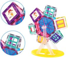 Picasso Tiles Magnetic Ferris Wheel Building Set 63Τμχ (PT01)