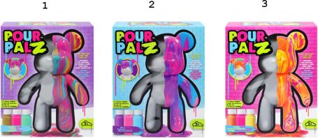 TMI Pour Palz-Αρκουδάκι W1 40ml-3 Σχέδια (GS-G33670)