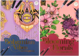 CCG Craftid Μπλοκ Ζωγραφικής 20 Φύλλων Colouring Book-2 Σχέδια-1Τμχ (CR5008/GE)