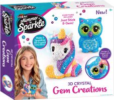 Cra-Z-Art Shimmer'N Sparkle 3D Crystal Gem Creations (65667)