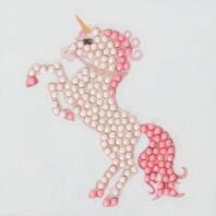 Craft Buddy Crystal Art Motif Faiytale Unicorn 9X9cm (CAMK-16)