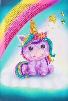 Craft Buddy Notebook Crystal Art Unicorn Smile (CANJ-3)