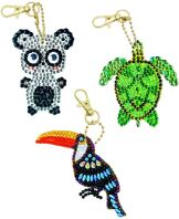 Craft Buddy Μπρελόκ Crystal Art exotic Animals (CAKC-A1)