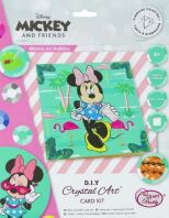 Craft Buddy Card Crystal Art Minnie On Holiday 18X18cm (CCK-DNY807)