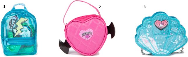 RMS Monster High Mini Bag Surprise-3 Σχέδια (71-0001)