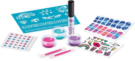Cra-Z-Art Shimmer 'N Sparkle Sparkling Glitter Tattoos & Nails (65502)