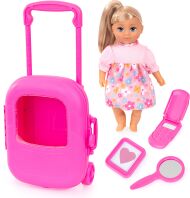 Bayer Σετ Deluxe Trolley & Κούκλα 28cm (92805AA)