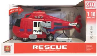 BW F/P Ελικόπτερο City Service Rescue B/O 1:16 (WY750B)