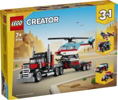 LEGO Creator 3in1 Flatbed With Helicopter (31146)