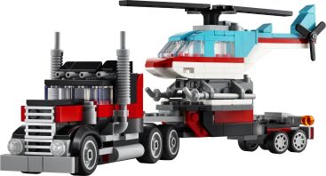 LEGO Creator 3in1 Flatbed With Helicopter (31146)