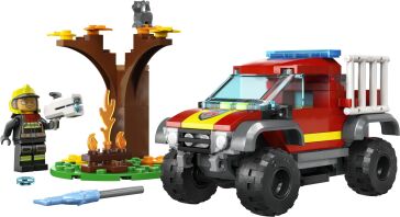 LEGO City 4x4 Fire Truck Rescue (60393)