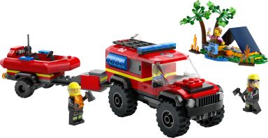 LEGO City 4X4 Fire Truck With Rescue Boat (60412)