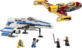 LEGO Star Wars New Republic E-Wing vs. Shin Hati's Starfighter (75364)