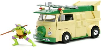 Jada Turtles Party Wagon 1:24 Και Φιγούρα (253285003)
