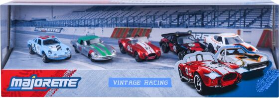 Majorette D/C Giftpack Vintage Racing Σετ 5 Οχήματα 7.5cm (8502005001)