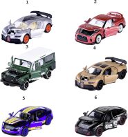 Majorette D/C Οχήματα Deluxe 7.5cm-6 Σχέδια (212053190)