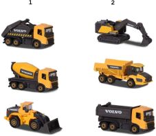 Majorette D/C Σετ 3 Οχήματα Volvo 7.5cm-2 Σχέδια (212057284)