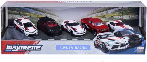 Majorette D/C Giftpack Toyota Racing Σετ 5 Αυτοκίνητα 7.5cm (8502105003)
