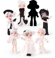 Laura Girl Συλλεκτική Φιγούρα Black & White 15cm-7 Σχέδια-1Τμχ (LG320010G)