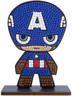 Craft Buddy Φιγούρα Crystal Art Captain America (CAFGR-MCU005)