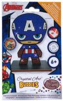 Craft Buddy Φιγούρα Crystal Art Captain America (CAFGR-MCU005)