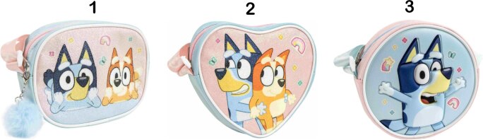 Cerda Bluey Τσαντάκι Ώμου-3 Σχέδια (2100005808)