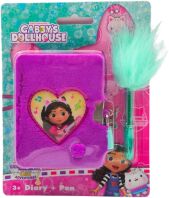Canenco Gabby's Dollhouse Μini Ημερολόγιο Με Κλειδαριά & Στυλό (GD99988)