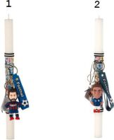 Λαμπάδα Παίκτες Ποδοσφαίρου-2 Σχέδια (98.29.5021)