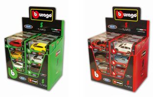 Burago 1/43 Street Fire-2 Σχέδια-1 Τμχ (18/30010G-R)