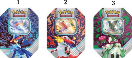 Pokemon:Paldea Partners Ex Tin-3 Σχέδια (POK852978)