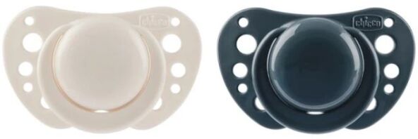 Chicco Πιπίλα Physio Air Μπεζ-Γκρι 6-16Μ+2Τμχ (C20-75087-92)