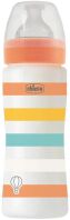 Chicco Μπιμπερό Πλαστικό Well Being Unisex 330ml Θηλή Σιλικόνης 4m+ (A60-28637-31)