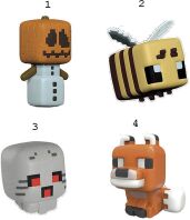 Minecraft Squishy Mega 15cm Series 3-4 Σχέδια (10585931)