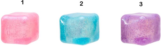 Nee Doh Μπάλα Cube Glitter & Glow-3 Σχέδια (15750815)