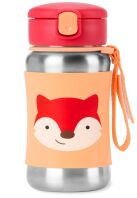 Skip Hop Stainless Steel-Fox Παγούρι Με Καλαμάκι (29-2903011-32/9S892110)