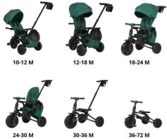 QPlay Τρίκυκλο Nova Max 6 in 1 Alpine Green (01-1212078-02)