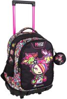 Tokidoki 25 Σακίδιο Trolley Μαύρο (000470333)