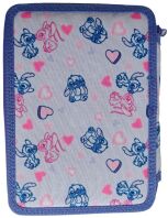 Stitch & Angel Ohana 26 Κασετίνα Τριπλή (000565999)