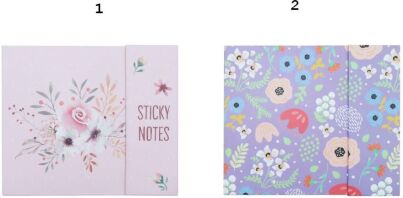 Αυτοκόλλητα Χαρτάκια Σημειώσεων Μαγνητικό Σετ-2 Σχέδια (000582357)