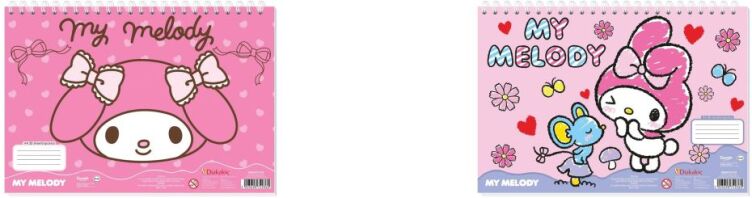 My Melody Μπλοκ Ζωγραφικής Α4 30 Φύλλων-2 Σχέδια (000490143)