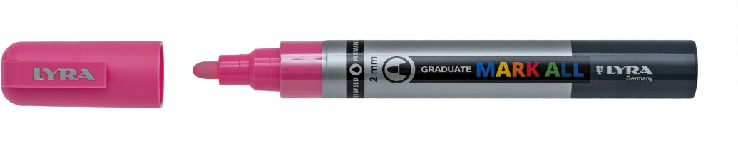 Lyra Μαρκαδόροι Graduate Mark All 2mm Pink (L6820029)
