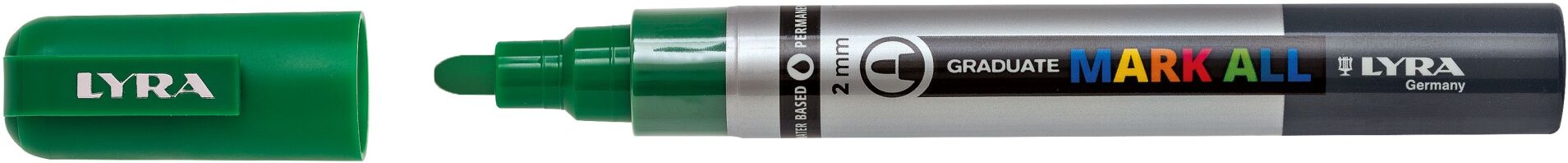 Lyra Μαρκαδόροι Graduate Mark All 2mm Sap Green (L6820067)