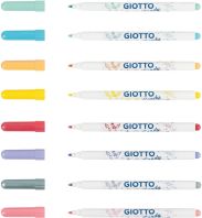 Giotto Μαρκαδόροι Glitter Candy Pastel 8Τμχ (428500)