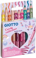 Giotto Ξυλομπογιές Candy 2 Χρωμάτων 10Τμχ (251100)
