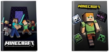 Minecraft 26 Τετράδιο Καρφίτσα 17x25 40 Φύλλων-2 Σχέδια-1Τμχ (26800)